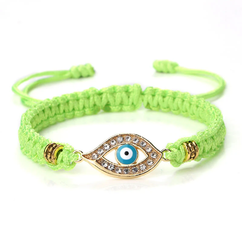 Braccialetto di corda Buddha Stones Evil Eye Keep Away Evil Spirits - Image 44
