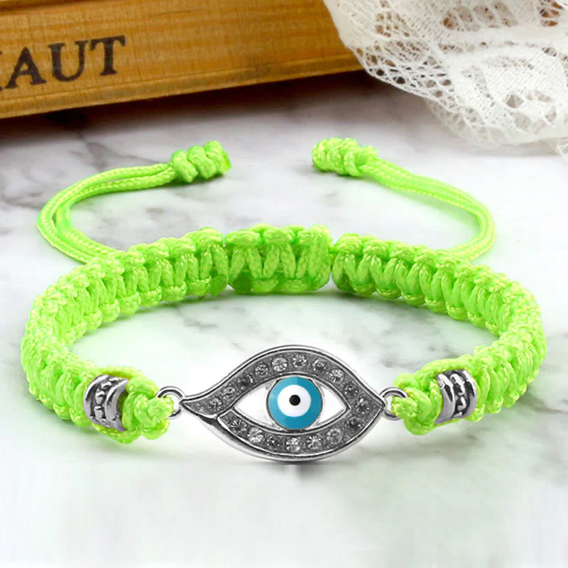 Braccialetto di corda Buddha Stones Evil Eye Keep Away Evil Spirits - Image 46