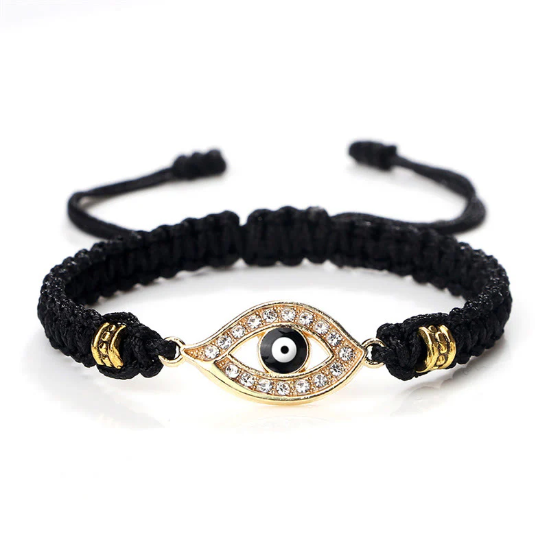 Braccialetto di corda Buddha Stones Evil Eye Keep Away Evil Spirits - Image 5