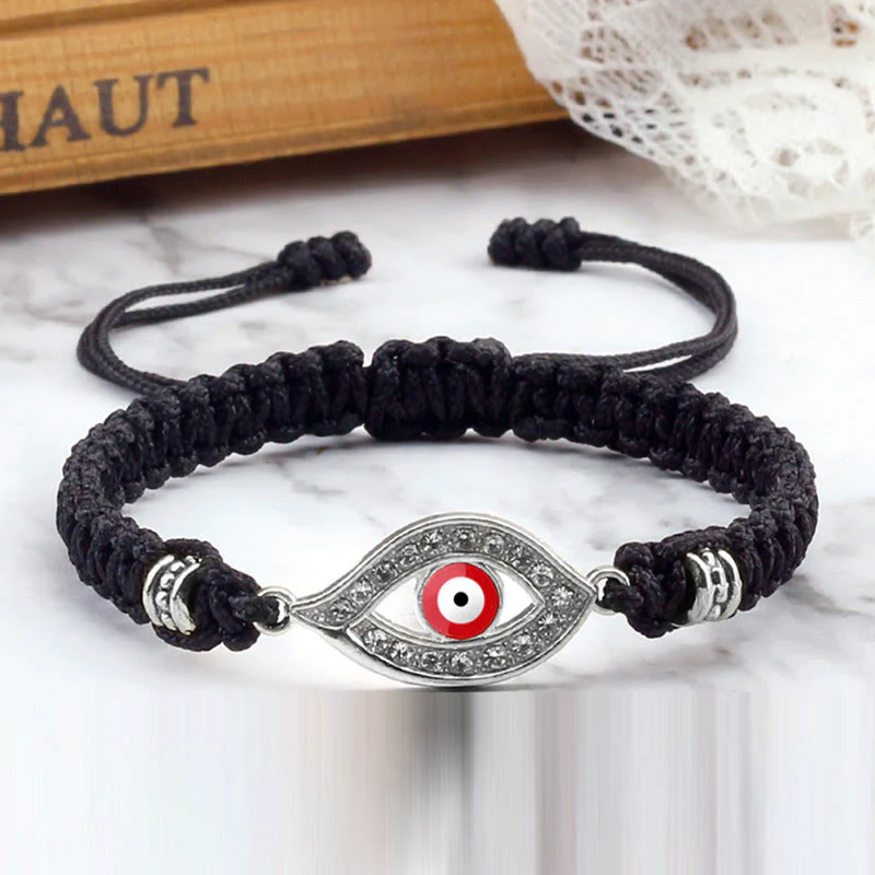 Braccialetto di corda Buddha Stones Evil Eye Keep Away Evil Spirits - Image 50