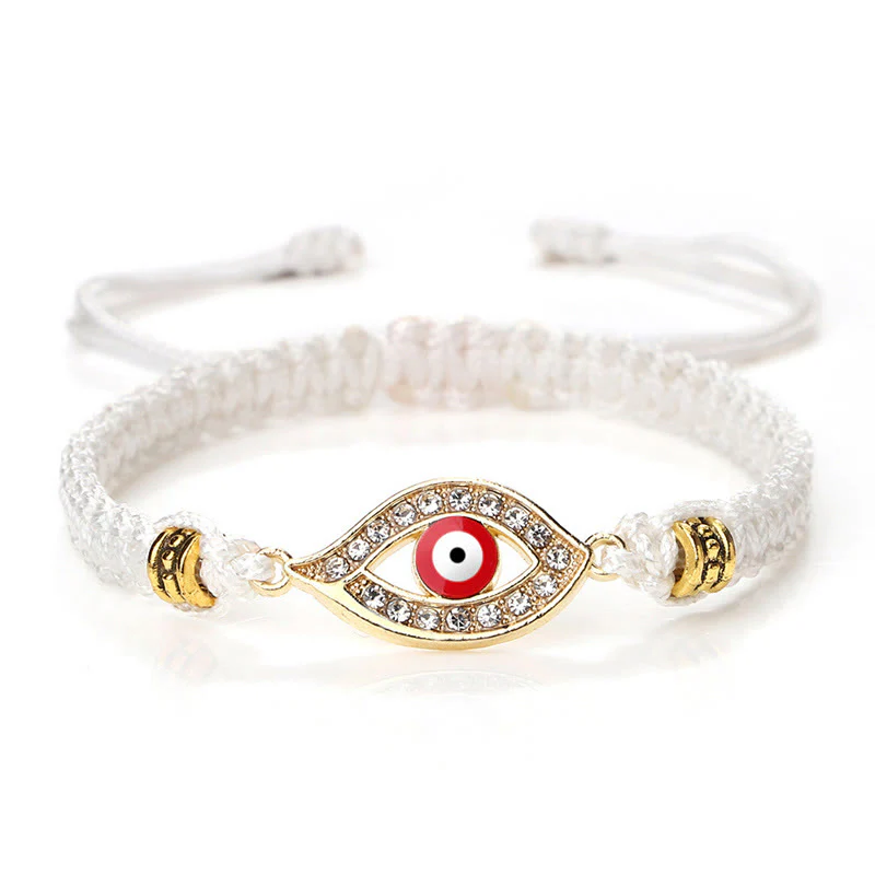 Braccialetto di corda Buddha Stones Evil Eye Keep Away Evil Spirits - Image 51