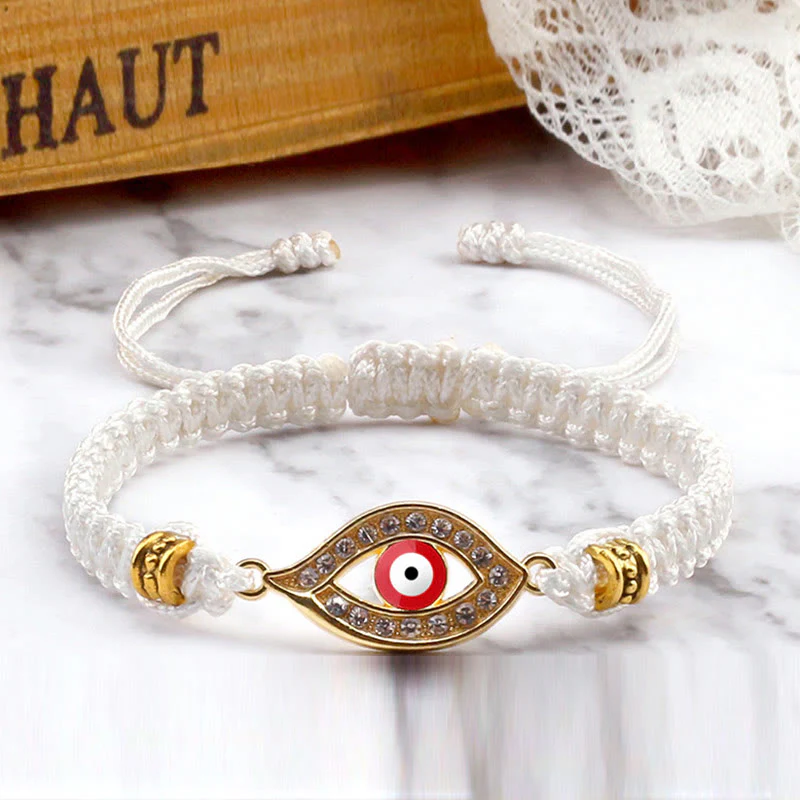 Braccialetto di corda Buddha Stones Evil Eye Keep Away Evil Spirits - Image 52