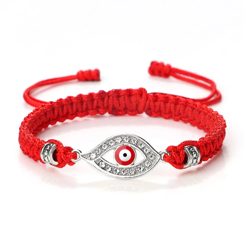Braccialetto di corda Buddha Stones Evil Eye Keep Away Evil Spirits - Image 55