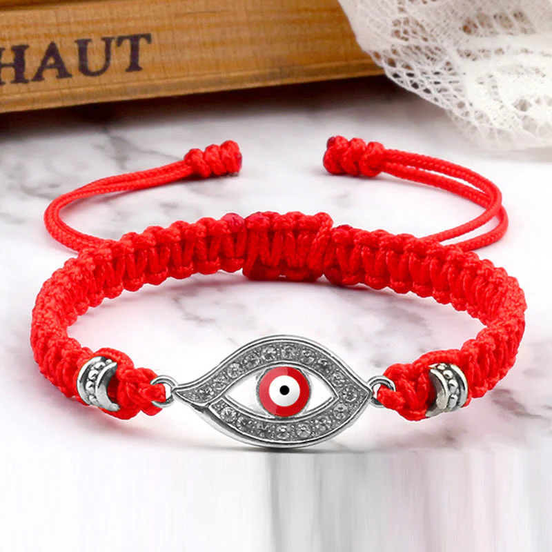 Braccialetto di corda Buddha Stones Evil Eye Keep Away Evil Spirits - Image 56
