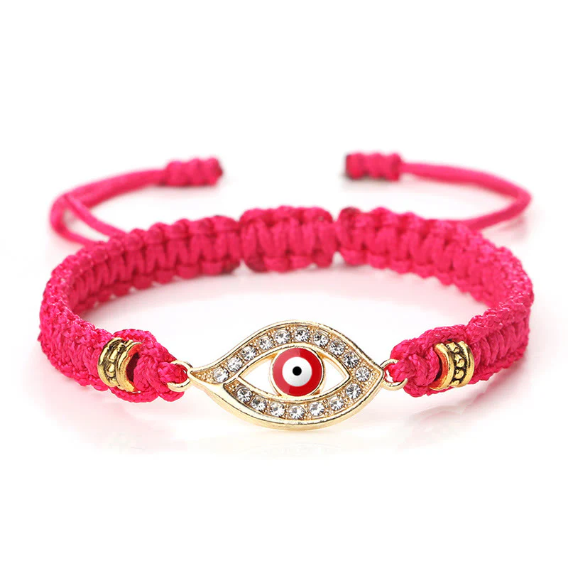 Braccialetto di corda Buddha Stones Evil Eye Keep Away Evil Spirits - Image 57
