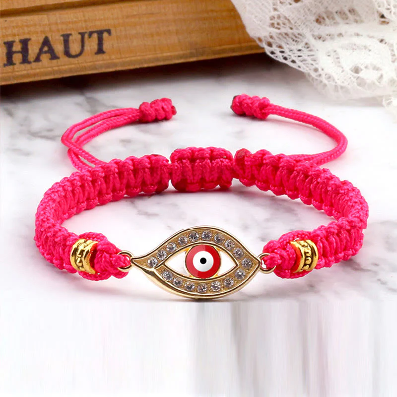 Braccialetto di corda Buddha Stones Evil Eye Keep Away Evil Spirits - Image 58