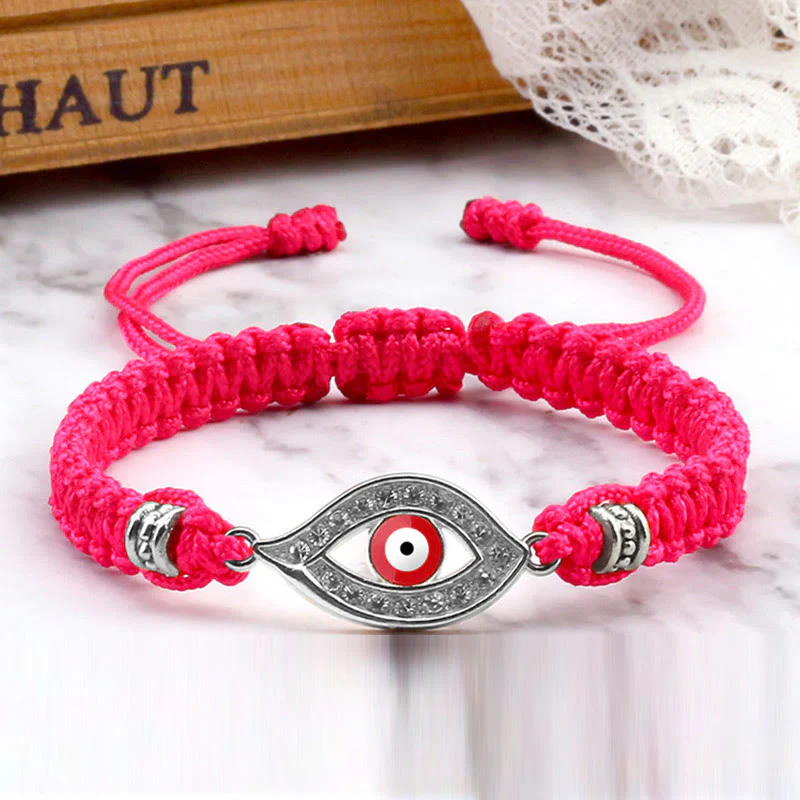 Braccialetto di corda Buddha Stones Evil Eye Keep Away Evil Spirits - Image 59
