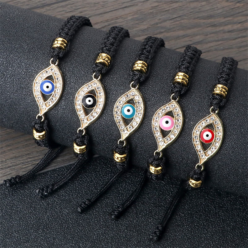Braccialetto di corda Buddha Stones Evil Eye Keep Away Evil Spirits - Image 6