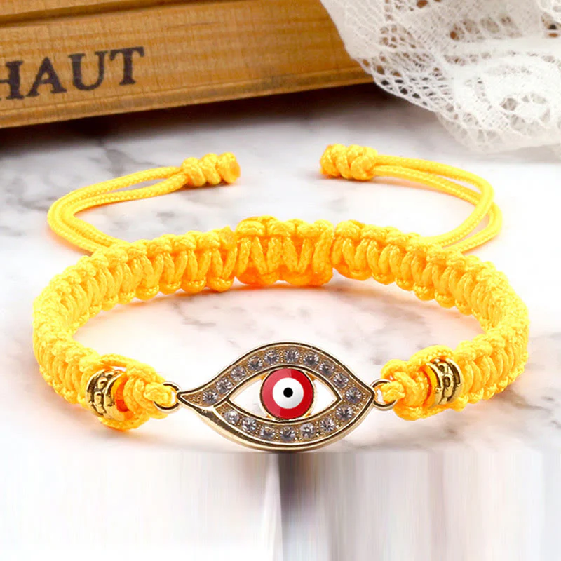 Braccialetto di corda Buddha Stones Evil Eye Keep Away Evil Spirits - Image 60