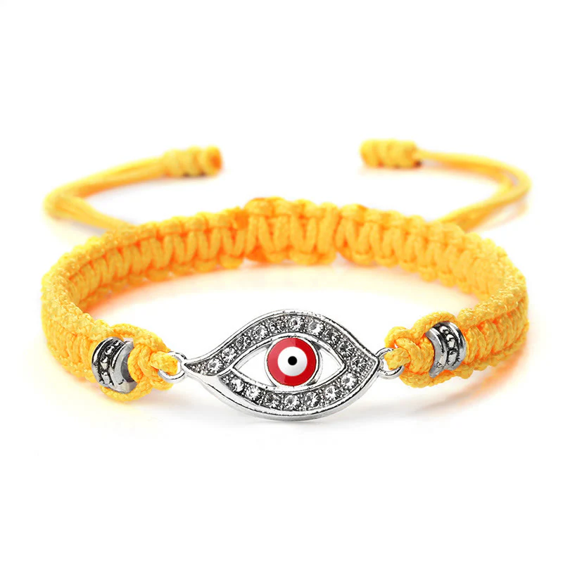 Braccialetto di corda Buddha Stones Evil Eye Keep Away Evil Spirits - Image 61
