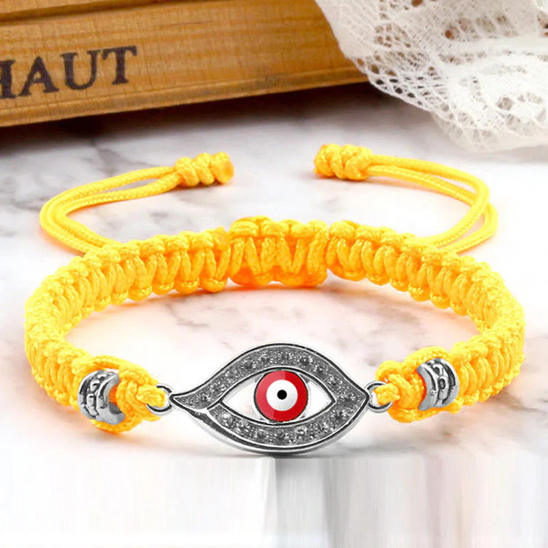 Braccialetto di corda Buddha Stones Evil Eye Keep Away Evil Spirits - Image 62