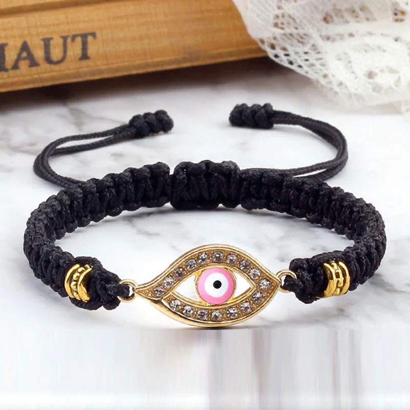Braccialetto di corda Buddha Stones Evil Eye Keep Away Evil Spirits - Image 64
