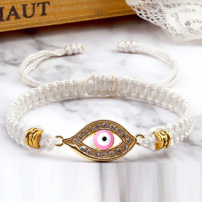 Braccialetto di corda Buddha Stones Evil Eye Keep Away Evil Spirits - Image 66
