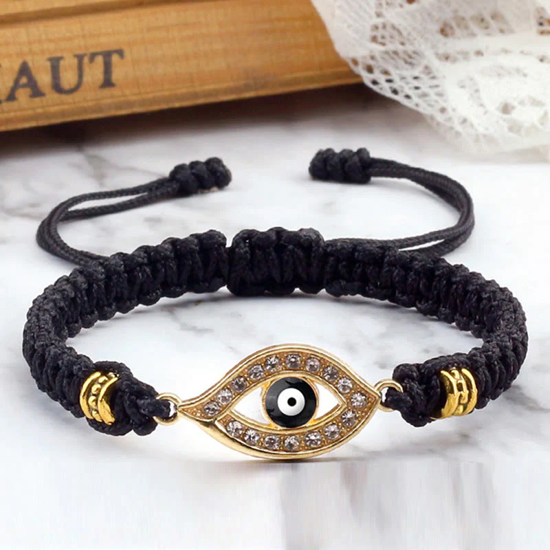 Braccialetto di corda Buddha Stones Evil Eye Keep Away Evil Spirits - Image 7