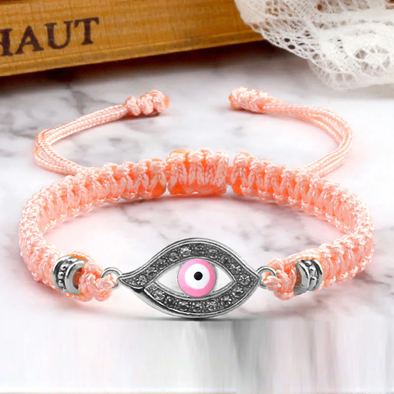 Braccialetto di corda Buddha Stones Evil Eye Keep Away Evil Spirits - Image 74
