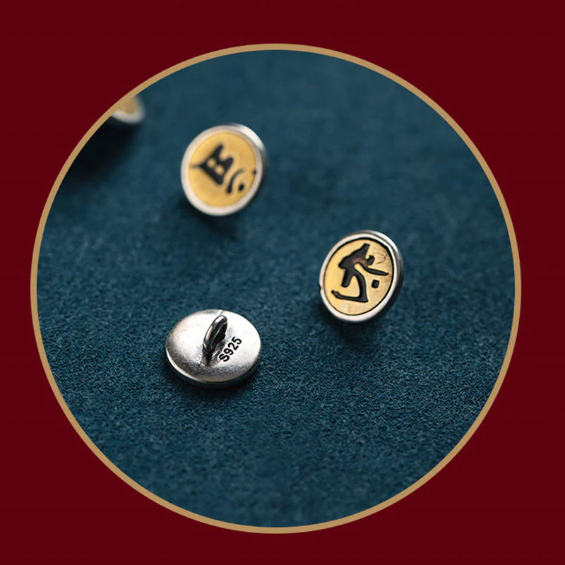 Braccialetto di corda colorata con protezione del Buddha in argento sterling 925 fatto a mano con lo zodiaco cinese del Buddha Stones di Natale - Image 15