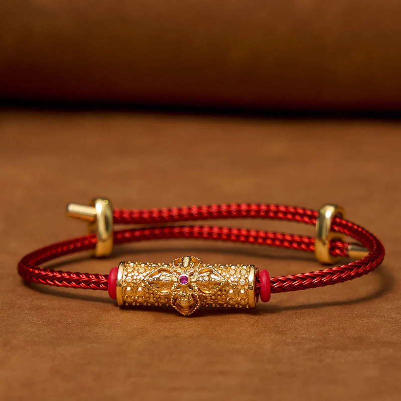 Braccialetto di corda rossa Buddha Stones - Image 14