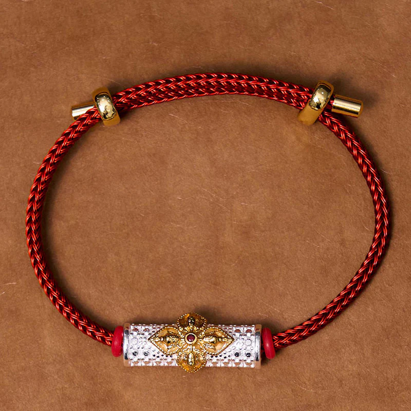 Braccialetto di corda rossa Buddha Stones - Image 18