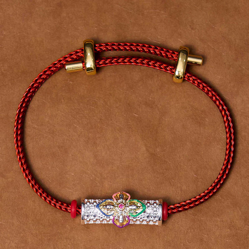 Braccialetto di corda rossa Buddha Stones - Image 3