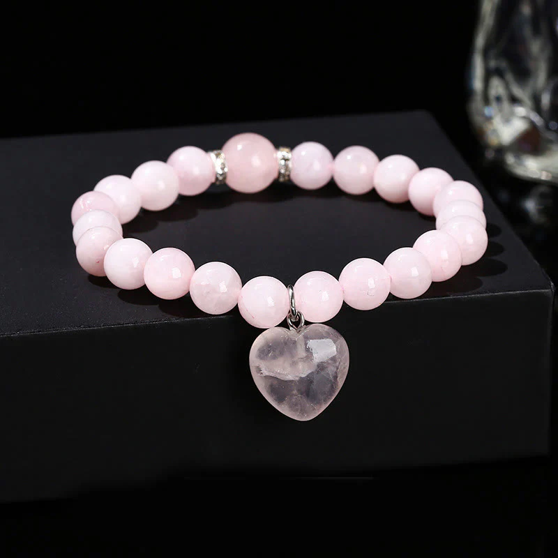 Braccialetto di equilibrio con cuore di amore in avventurina verde cristallo vario Buddha Stones - Image 19