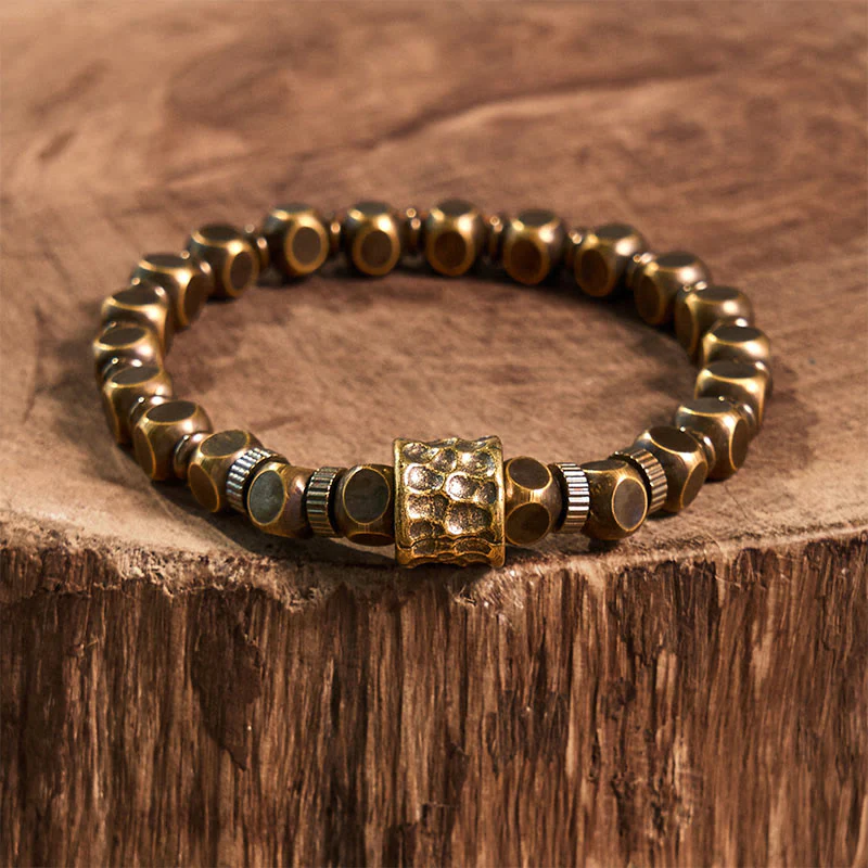 Braccialetto di equilibrio con motivo meteorite in rame Buddha Stones - Image 11