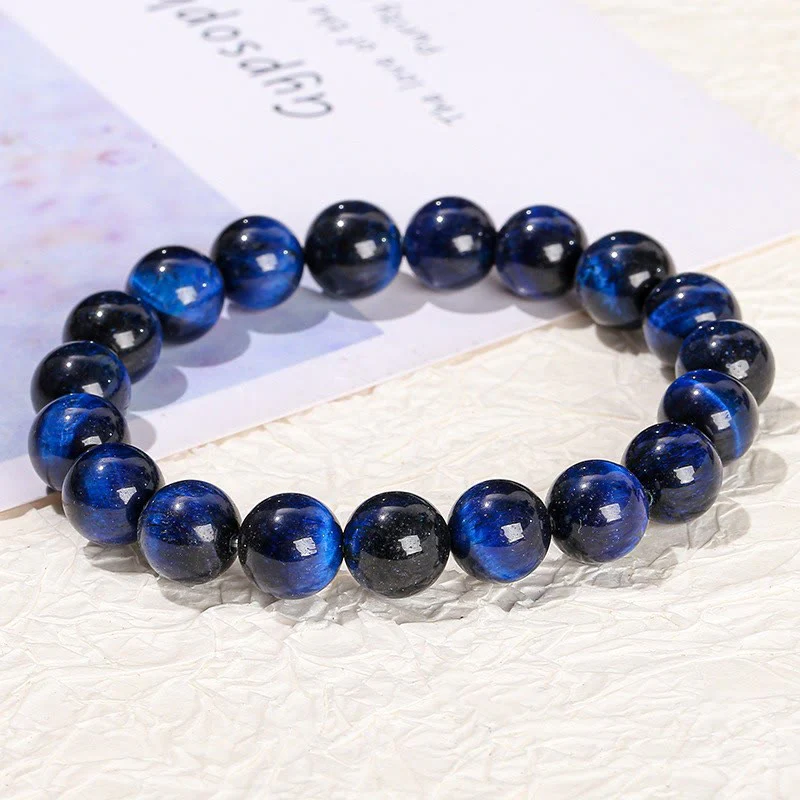 Braccialetto di equilibrio con occhio di tigre blu Buddha Stones - Image 2