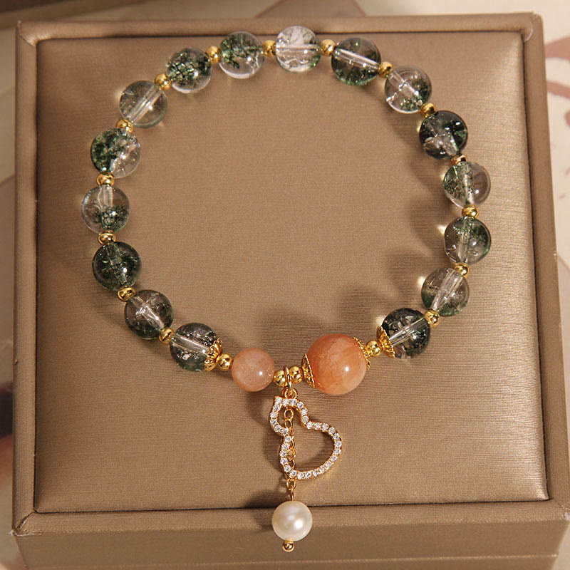 Braccialetto di fiducia con ciondolo zucca fantasma verde Buddha Stones - Image 3