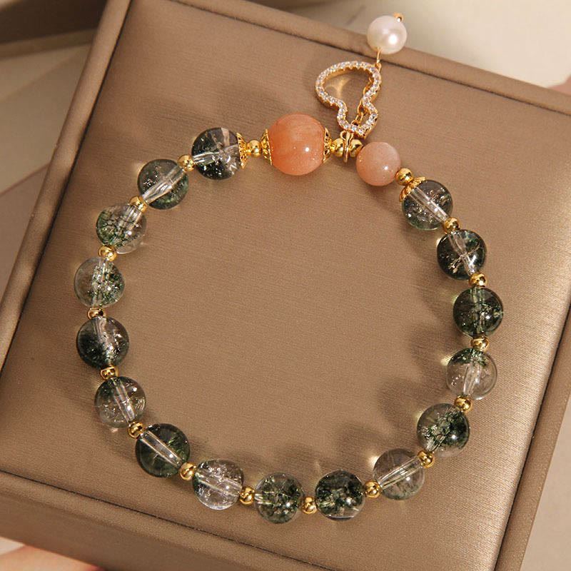 Braccialetto di fiducia con ciondolo zucca fantasma verde Buddha Stones - Image 4