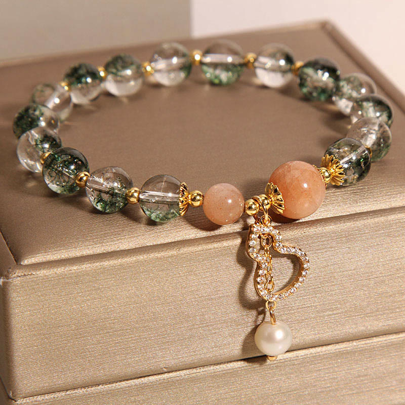 Braccialetto di fiducia con ciondolo zucca fantasma verde Buddha Stones - Image 5