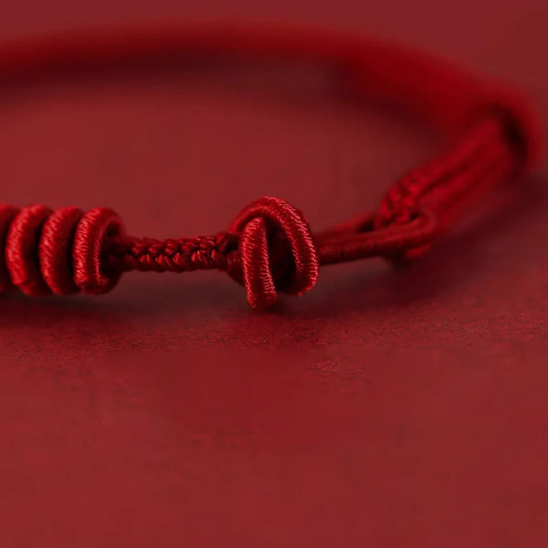 Braccialetto di forza con corda rossa a otto fili Buddha Stones - Image 3