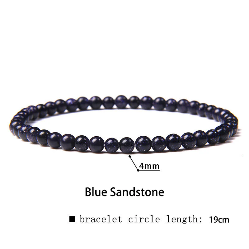 Braccialetto di guarigione con perline di cristallo di varie pietre Buddha Stones da 4 mm - Image 16