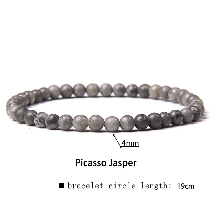 Braccialetto di guarigione con perline di cristallo di varie pietre Buddha Stones da 4 mm - Image 34
