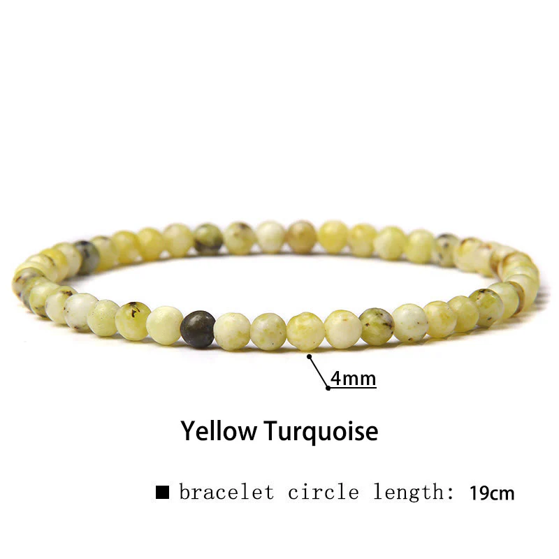 Braccialetto di guarigione con perline di cristallo di varie pietre Buddha Stones da 4 mm - Image 54