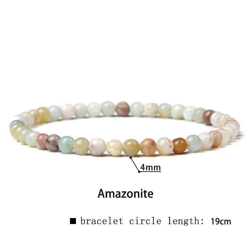 Braccialetto di guarigione con perline di cristallo di varie pietre Buddha Stones da 4 mm - Image 63