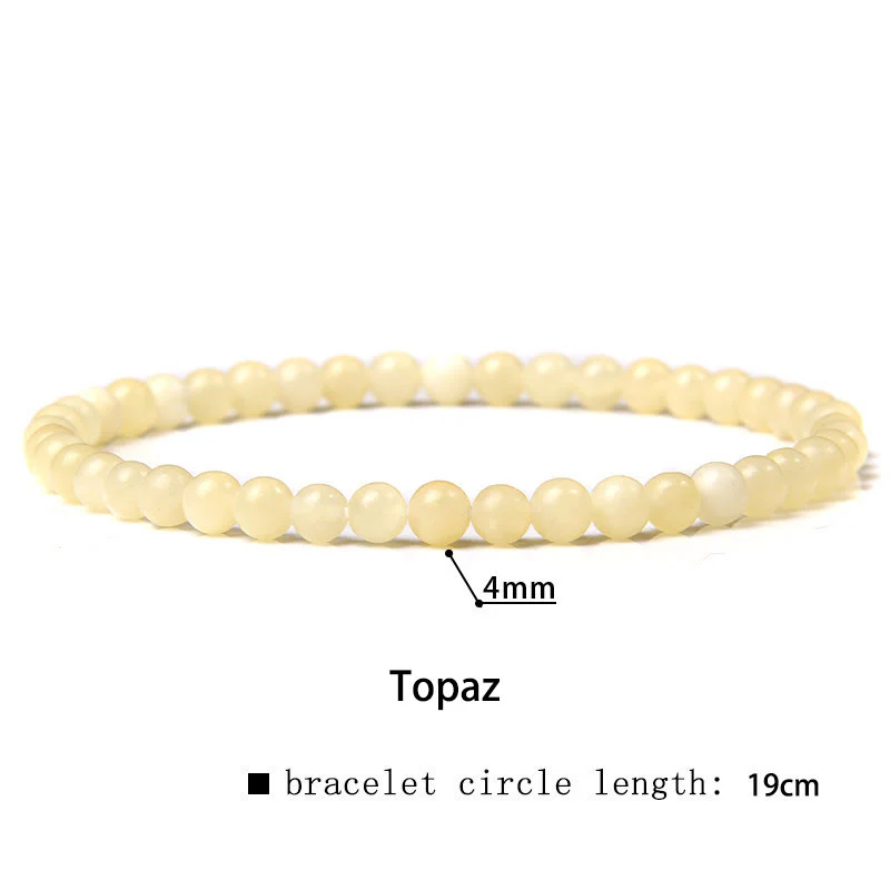 Braccialetto di guarigione con perline di cristallo di varie pietre Buddha Stones da 4 mm - Image 68