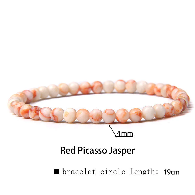 Braccialetto di guarigione con perline di cristallo di varie pietre Buddha Stones da 4 mm - Image 8
