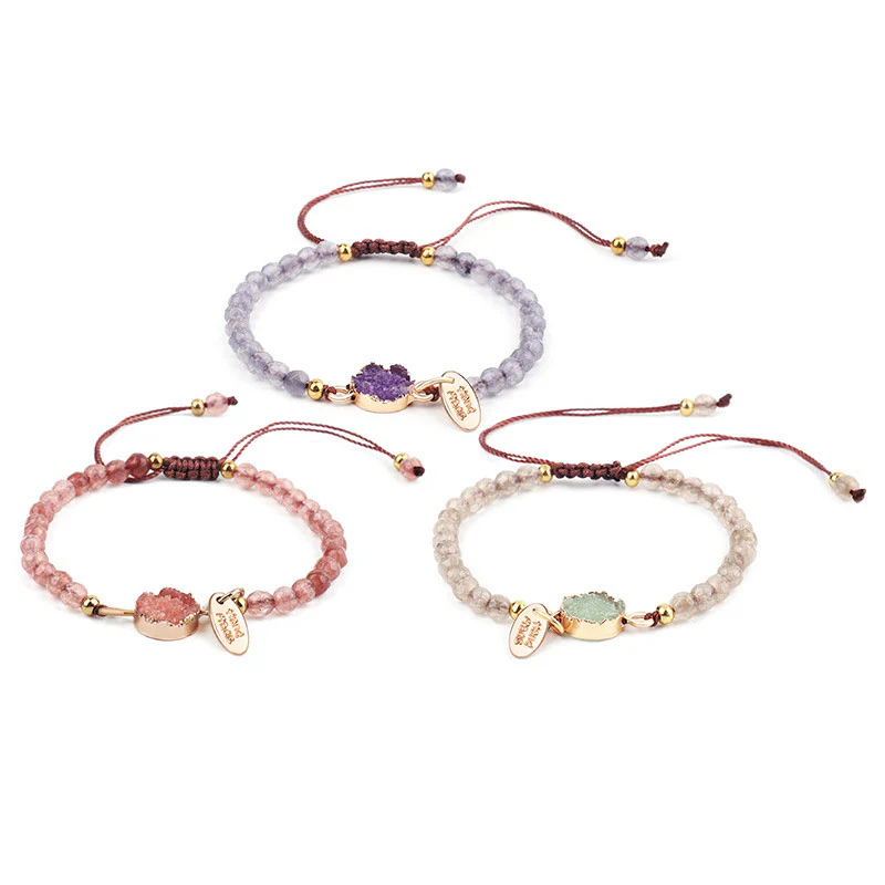Braccialetto di guarigione fortunato con ciondolo di cristallo naturale Buddha Stones - Image 10