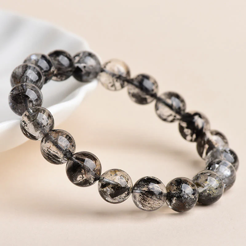 Braccialetto di meditazione con protezione e diamanti Herkimer Buddha Stones - Image 2