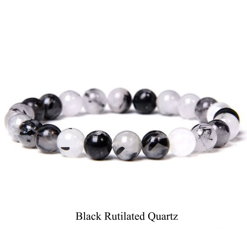 Braccialetto di perle curative in quarzo naturale Buddha Stones - Image 78