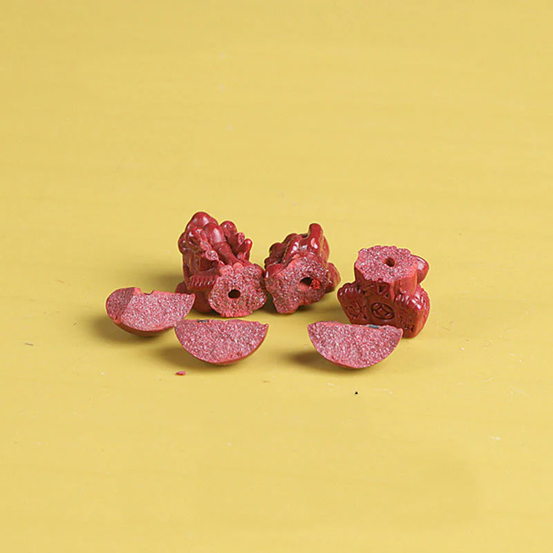 Braccialetto di perline Buddha Stones Natural Double PiXiu Cinnabar Om Mani Padme Hum Wealth Luck - Image 4