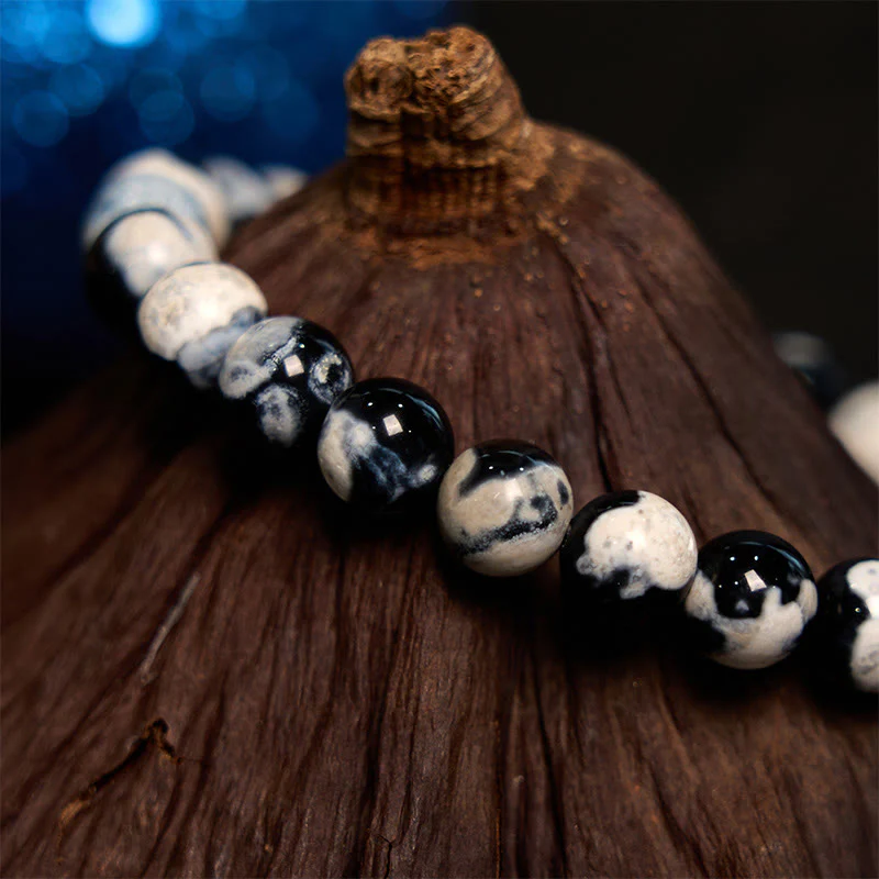 Braccialetto di protezione in agata orca Buddha Stones - Image 4