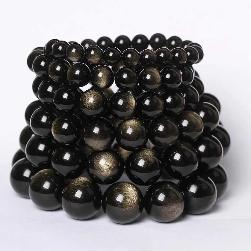 Braccialetto di purificazione in ossidiana tibetana Buddha Stones - Image 4