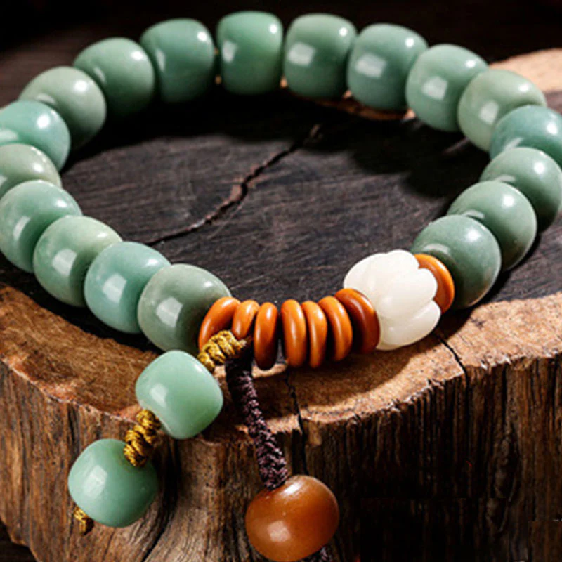 Braccialetto di successo Buddha Stones Cyan Bodhi Seed - Image 2