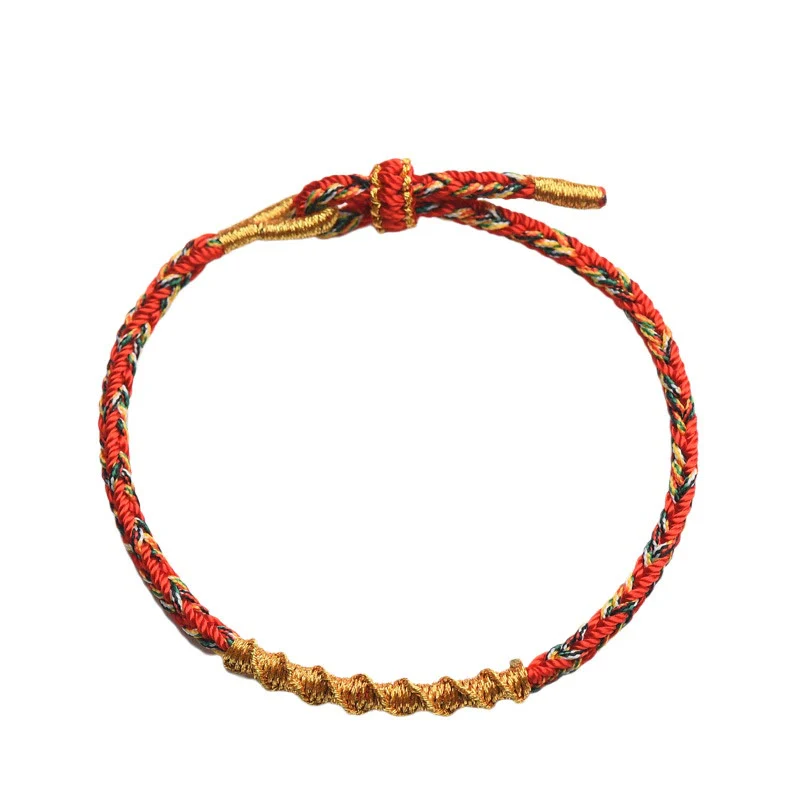 Braccialetto in corda intrecciata con Buddha Stones, fatto a mano, zodiaco cinese, Buddha natale, fortuna e forza - Image 3