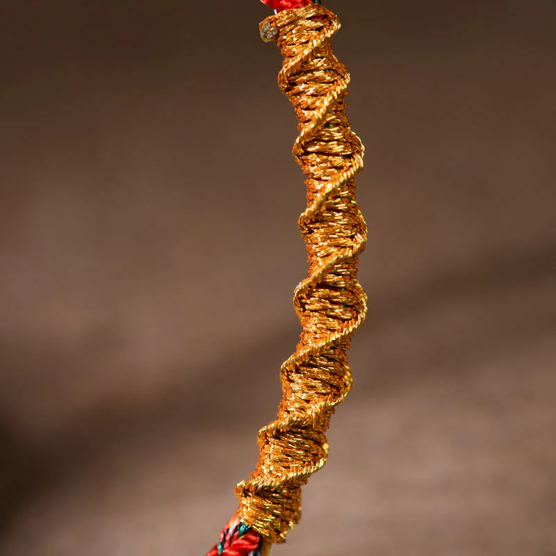 Braccialetto in corda intrecciata con Buddha Stones, fatto a mano, zodiaco cinese, Buddha natale, fortuna e forza - Image 5