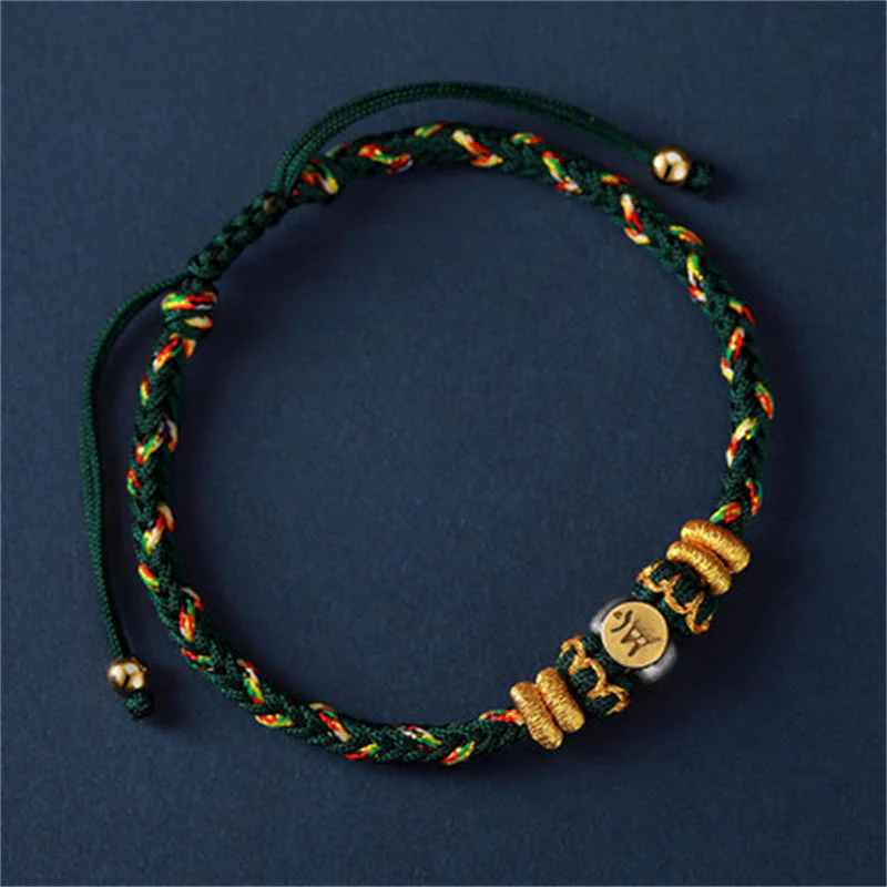 Braccialetto in corda intrecciata in argento con pietre Buddha Stones, zodiaco cinese, Buddha natale - Image 15