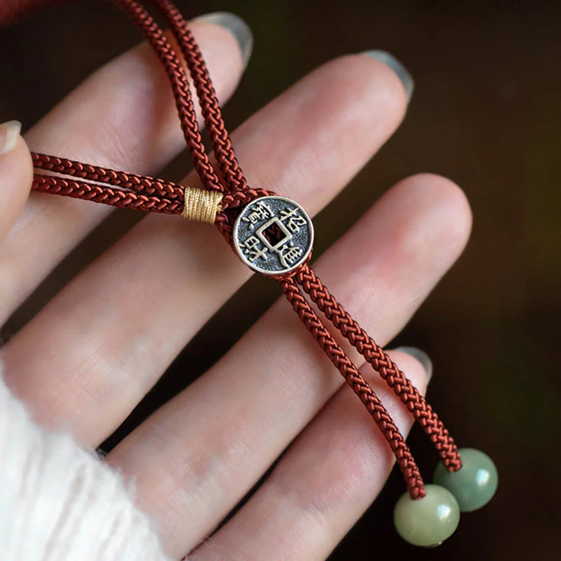 Braccialetto in corda rossa intrecciata con semi di Bodhi Buddha Stones , fatto a mano, in argento sterling 925, con zodiaco cinese, Buddha di Natale - Image 17