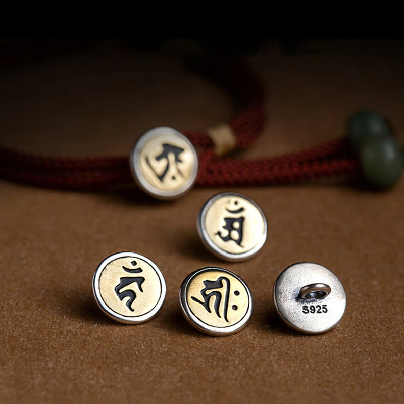 Braccialetto in corda rossa intrecciata con semi di Bodhi Buddha Stones , fatto a mano, in argento sterling 925, con zodiaco cinese, Buddha di Natale - Image 4