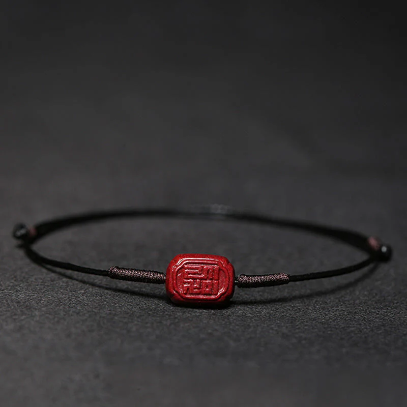 Braccialetto intrecciato con benedizione di Buddha Stones , fatto a mano, con fiore di prugna, quadrifoglio, PiXiu, loto, pesce koi, cinabro - Image 25