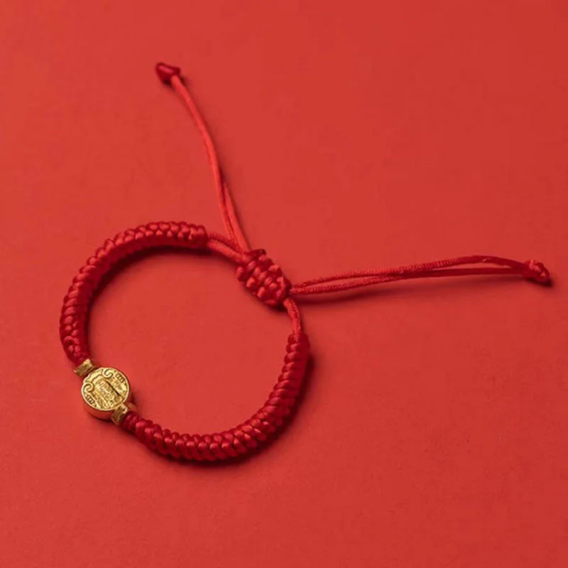 Braccialetto intrecciato con nodo di protezione della reincarnazione fatto a mano , Buddha Stones, cinque direzioni, divinità della ricchezza - Image 15